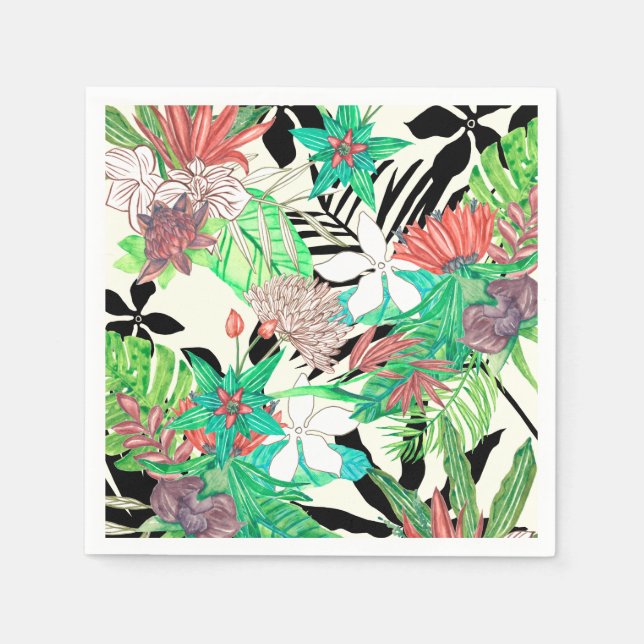 Floral Paradise II Napkins (Front)