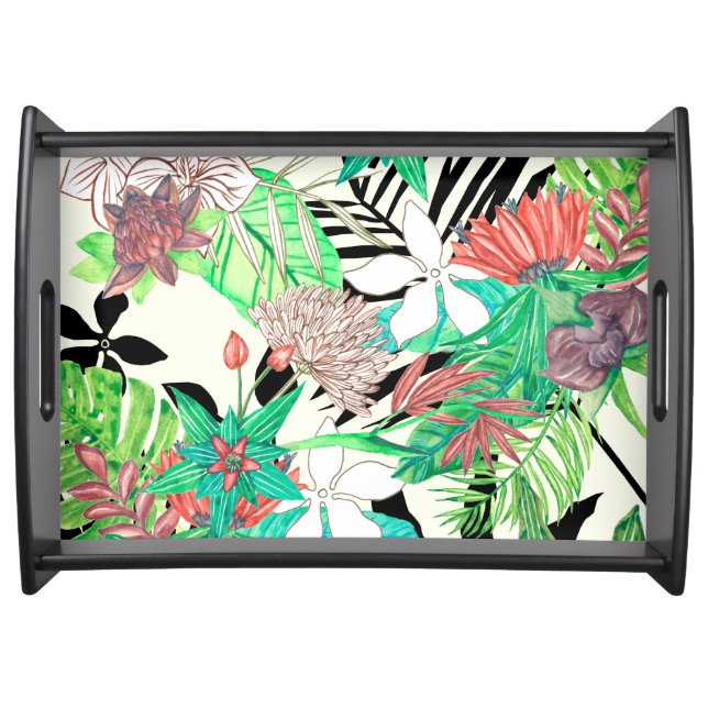 Floral Paradise II Serving Tray (Front)