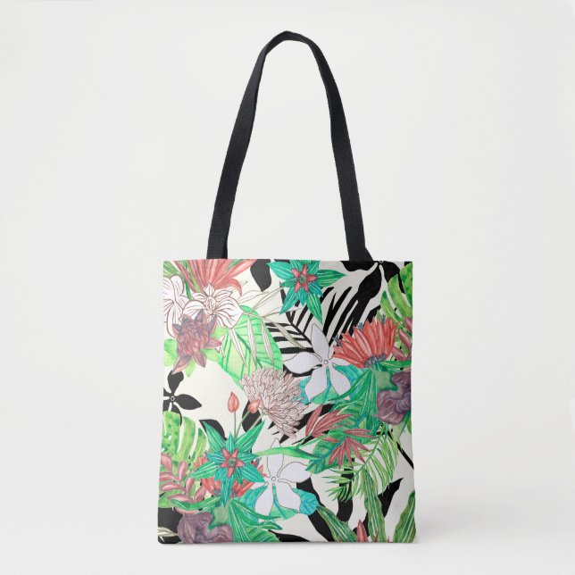 Floral Paradise II Tote Bag (Front)