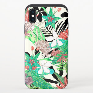 Floral Paradise II iPhone X Slider Case