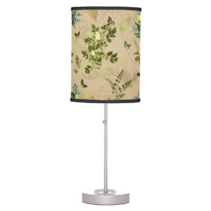 Floral Parchment Table Lamp
