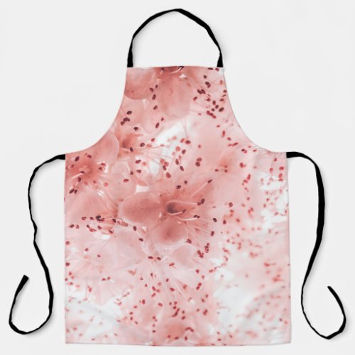 Floral Pastel Abstract Soft Banner Apron
