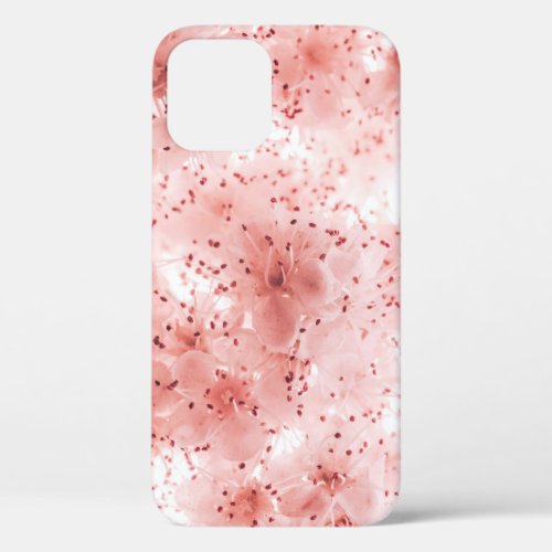 Floral Pastel Abstract Soft Banner iPhone 12 Case