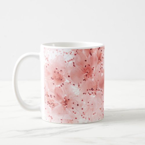 Floral Pastel Abstract Soft Banner Coffee Mug