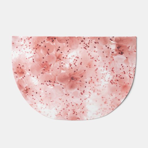 Floral Pastel Abstract Soft Banner Doormat