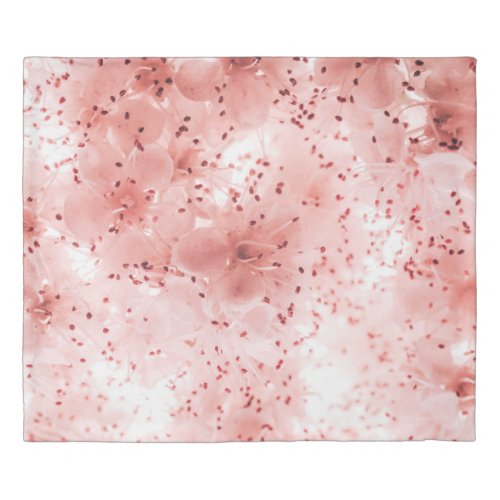 Floral Pastel Abstract Soft Banner Duvet Cover