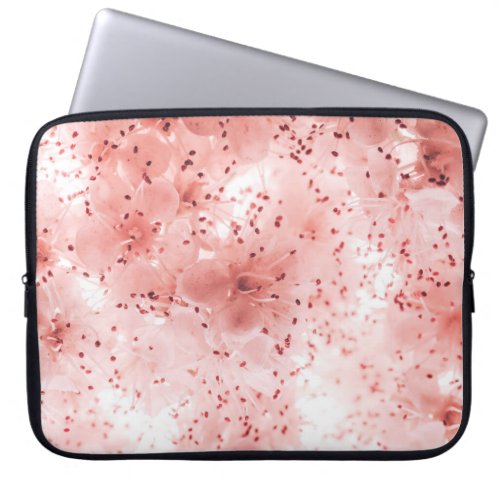 Floral Pastel Abstract Soft Banner Laptop Sleeve