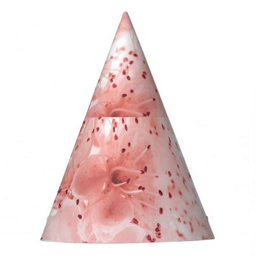 Floral Pastel Abstract Soft Banner Party Hat