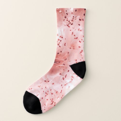 Floral Pastel Abstract Soft Banner Socks