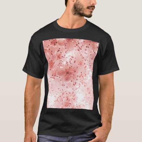 Floral Pastel Abstract Soft Banner T_Shirt