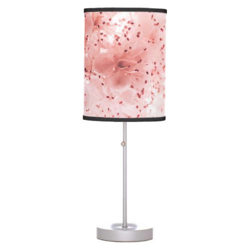 Floral Pastel Abstract Soft Banner Table Lamp