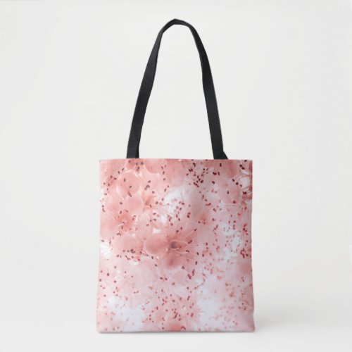 Floral Pastel Abstract Soft Banner Tote Bag