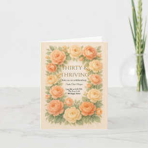 Floral Pastel Blooms Invitation