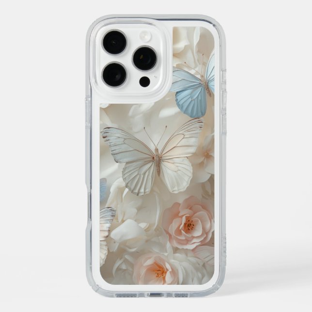 Floral Pastel Butterflies Phone Cover (Front)