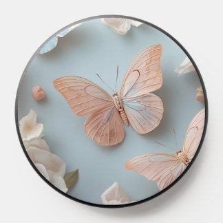 Floral Pastel Butterflies phone grips