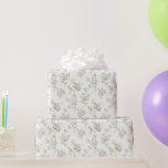Floral Pastel Pink Blue Birthday Shower Wedding Wrapping Paper<br><div class="desc">Floral pastel pink and blue print is perfect for birthdays,  showers,  weddings or any special occasion.</div>