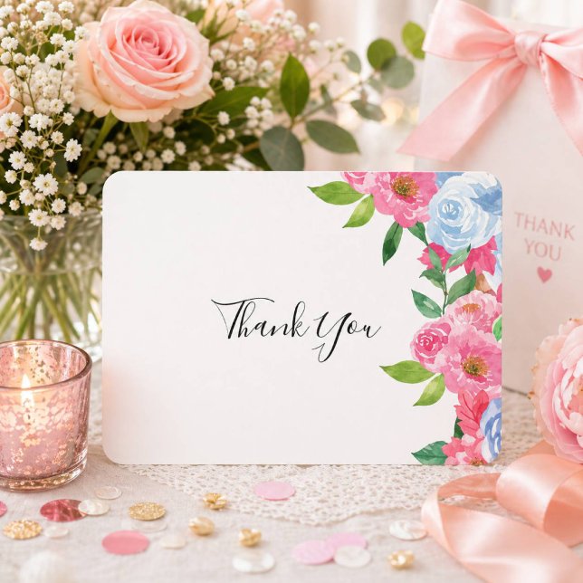 FLORAL PASTEL THANK YOU CARD (Creator Uploaded)