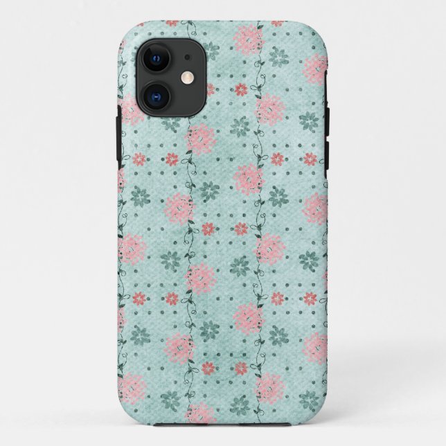 Floral Pastels Case-Mate iPhone Case (Back)