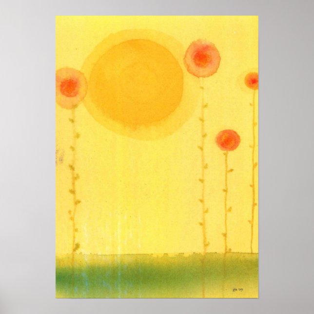 Floral pastels poster (Front)