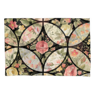 Floral Patchwork Vintage Seamless Pattern Pillow Case