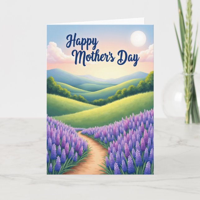 Floral Path Mothers Day Card (Front)