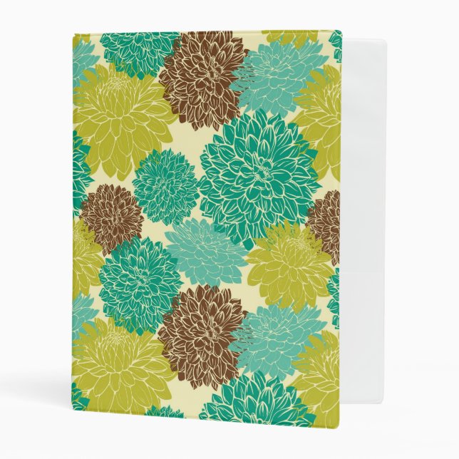 Floral Pattern 11 Mini Binder (Front/Inside)