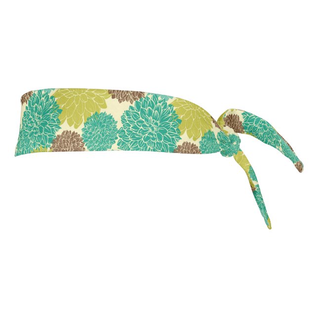 Floral Pattern 11 Tie Headband (Rotate 90)