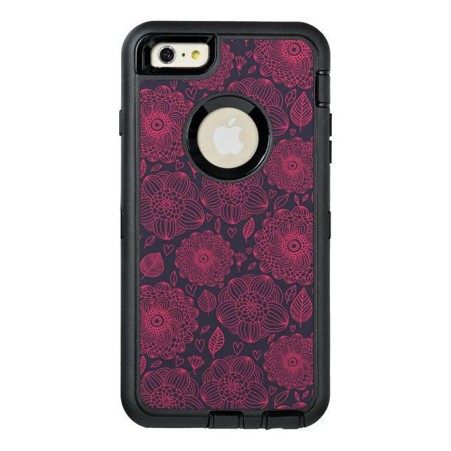 Floral Pattern 12 Otterbox iPhone Case (Back)