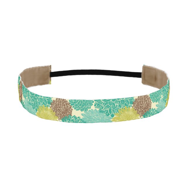 Floral Pattern 13 Athletic Headband (Front)