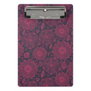 Floral Pattern 13 Mini Clipboard