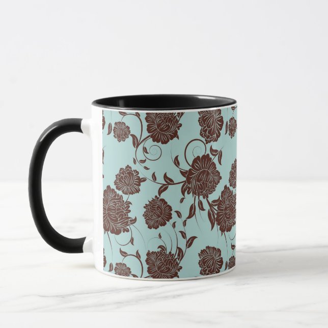 Floral Pattern 13 Mug (Left)
