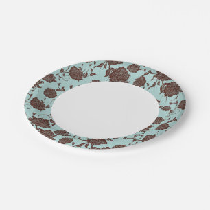 Floral Pattern 13 Paper Plates