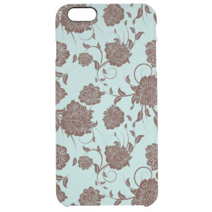 Floral Pattern 13 Clear iPhone 6 Plus Case