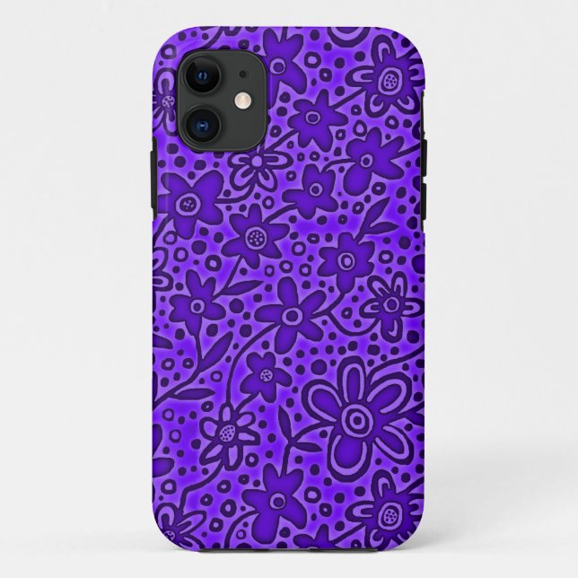 Floral Pattern 190112v3 Case-Mate iPhone Case (Back)