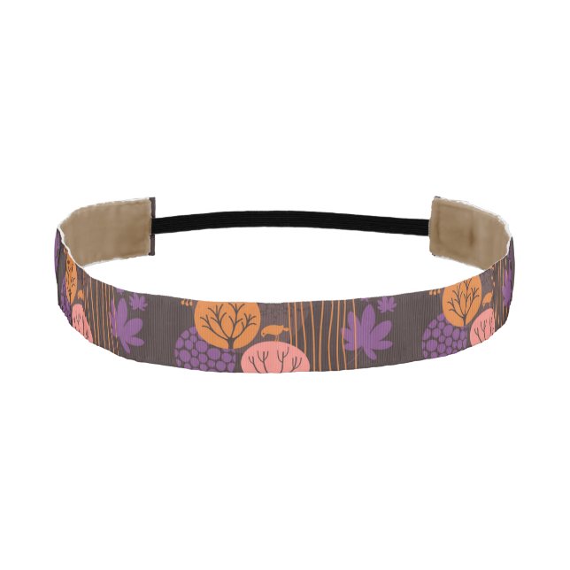 Floral pattern 2 2 athletic headband (Front)