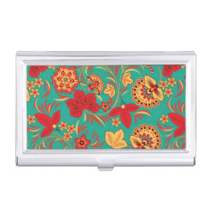 Floral pattern 2 2 business card holder