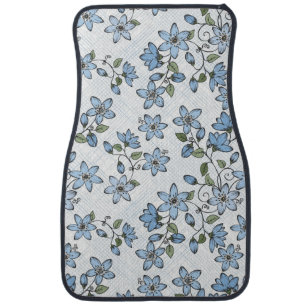 Floral pattern 2 2 car floor mat