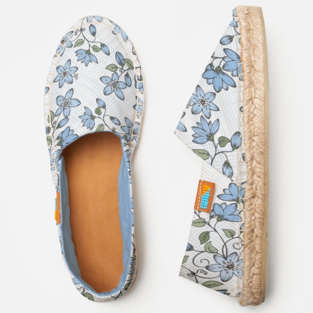 Floral pattern 2 2 espadrilles (Side)