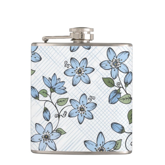 Floral pattern 2 2 flask (Front)