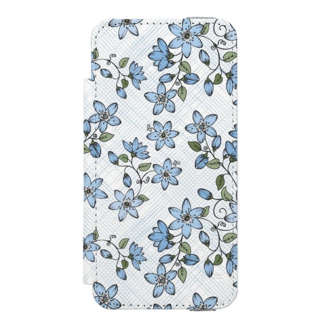 Floral pattern 2 2 incipio iPhone wallet case (Folio Front)