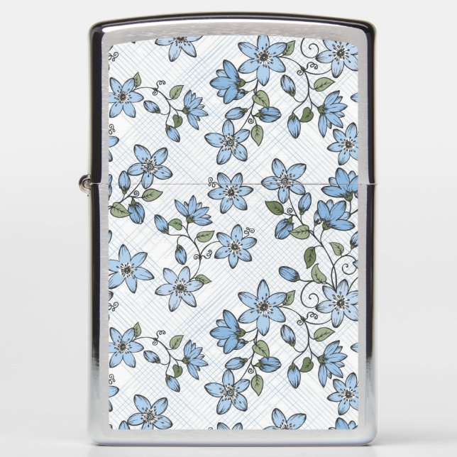 Floral pattern 2 2 zippo lighter (Front)
