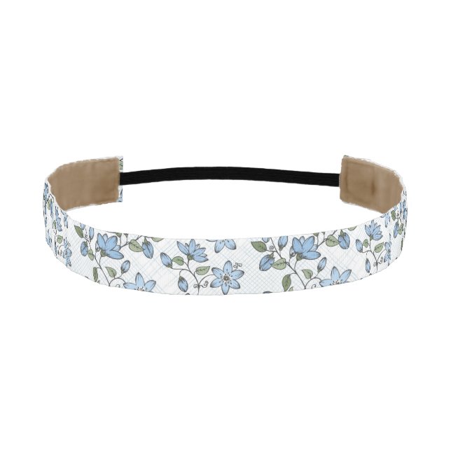 Floral pattern 2 3 athletic headband (Front)
