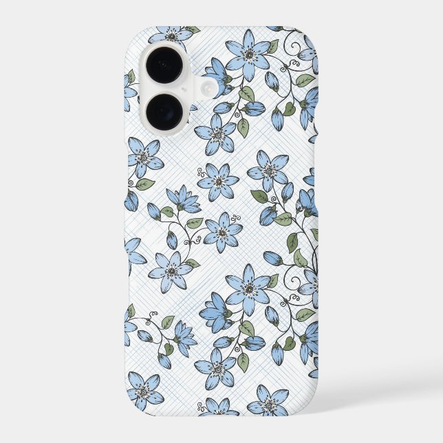Floral pattern 2 3 iphone case (Back)