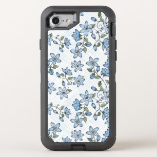 Floral pattern 2 3 OtterBox defender iPhone SE/8/7 case