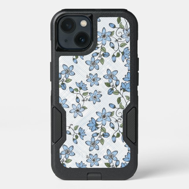 Floral pattern 2 3 otterbox iPhone case (Back)