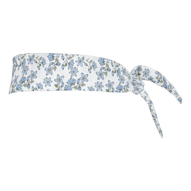 Floral pattern 2 3 tie headband (Rotate 90)