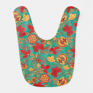Floral pattern 2 bib