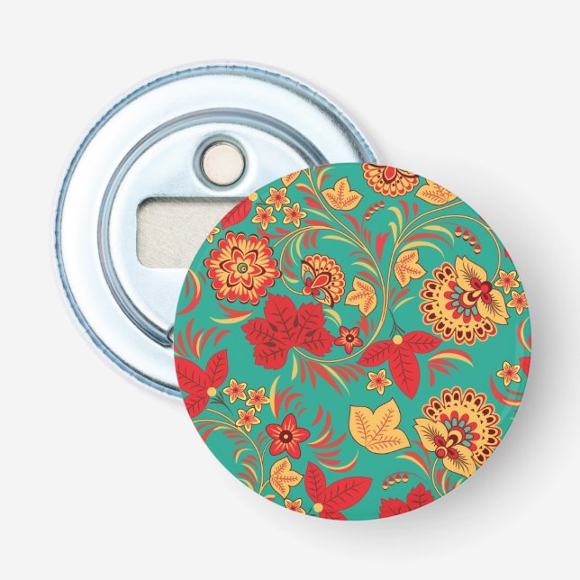 Floral pattern 2 bottle opener (Front)