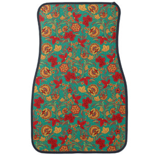 Floral pattern 2 car mat
