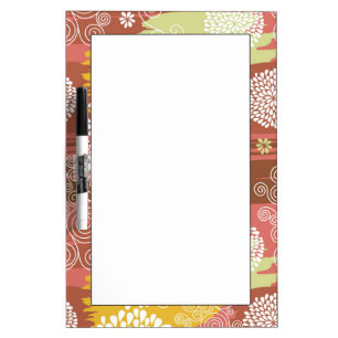 Floral pattern 2 Dry-Erase board